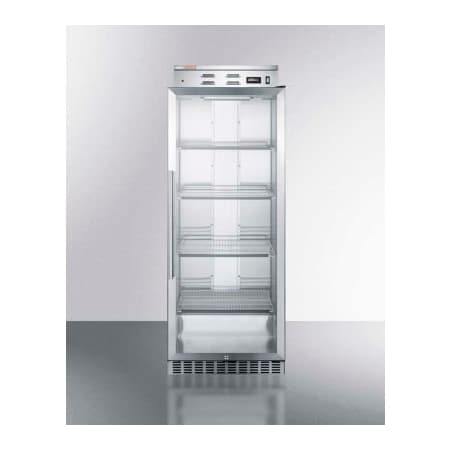 Summit Appliance Div. Accucold Single Chamber Warming Cabinet with Glass Door, Stainless Steel, 11.0 Cu.Ft. Capacity PHC115G